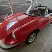 1985 Alfa Romeo Spider Convertible Red SPIDER