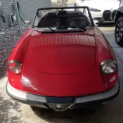 1985 Alfa Romeo Spider Red 2000 SPIDER