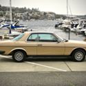 1985 beautiful Mercedes 300CD turbo diesel coupe 119k miles rare Gold & Palomino