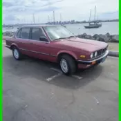 1985 BMW 3 Series 325e 2.7L I6 12V Sedan