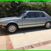 1985 BMW 7Series 3.5L Inline 6  Leather Interior 72,781 Miles