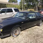 1985 Buick Grand  National Coupe Black Factory Power Astro Roof