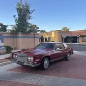 1985 Cadillac Eldorado Red