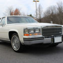 1985 Cadillac Fleetwood Brougham 16k Miles White/Red BEAUTIFUL NO RESERVE!! WOW