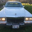 1985 CADILLAC FLEETWOOD BROUGHAM TRIPLE WHITE 55,000 ACTUAL MILES NO RESERVE