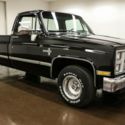 1985 Chevrolet C10  58179 Miles BLACK Pickup Truck 305 V8 Turbo 350 Automatic