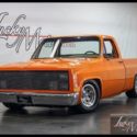 1985 Chevrolet C10 Custom StreetRod Show Truck  1000 Miles Orange Pickup Truck 3