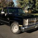 1985 Chevrolet C10 Fleetside Pickup 2WD Black 350 V8 TH350 Automatic PS PDB A/C