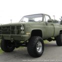 1985 CHEVROLET D30 K30 MILITARY Unit Lifted 4X4 Regular Cab Lo 77271 Miles Green