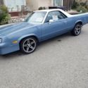1985 Chevrolet El Camino SS 5.0l  RARE CAR two tone white and blue.