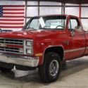 1985 Chevrolet K-10  19399 Miles Apple Red Pickup Truck V8 Automatic