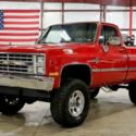 1985 Chevrolet K-10  40834 Miles Apple Red Pickup Truck 350ci V8 Automatic