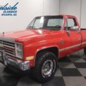 1985 Chevrolet K-10 Silverado 4x4 64950 Miles Red Pickup Truck 305 V8 Automatic