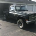 1985 Chevrolet K10 Pickup Black 4WD Automatic