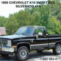 1985 CHEVROLET K10 SILVERADO 4X4 350 V8 FULLY RESTORED TO ORIGINAL SHORT BED