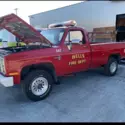 1985 Chevrolet K30 Pickup Red 4WD Automatic MILITARY POSTAL UNIT