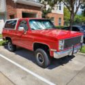 1985 Chevrolet K5 Blazer SUV Red 4WD Automatic K10