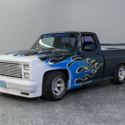 1985 Chevrolet Scottsdale  17172 Miles Blue w/ Flames Pickup Truck 350ci 350 Tur