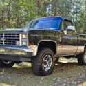 1985 Chevrolet Silverado 4x4 Short Bed AMAZING DRIVETRAIN FACTORY BLACK & SILVER