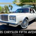 1985 Chrysler Fifth Avenue - Absolutely Mint - 38k Original Miles - Must See!!