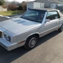 1985 Chrysler LeBaron Convertible Turbo with red leather automatic
