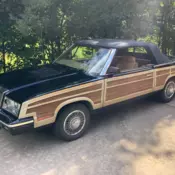 1985 CHRYSLER LeBARON - MARK CROSS - TOWN and COUNTRY-CONVERTIBLE