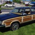 1985 Chrysler Town and Country Woody Wagon 58,000 mi Black Excellent Condition
