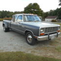 1985 DODGE 4 DOOR DUAL WHEEL PICKUP