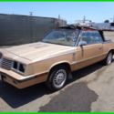 1985 Dodge 600 ES Turbo Used Turbo 2.2L I4 8V Automatic NO RESERVE