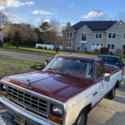 1985 Dodge D150 Pickup Red RWD Automatic D100