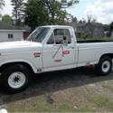 1985 ford f 250  98,144 Miles white  460 Manual