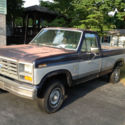 1985 FORD F150 XL 4X4 PICKUP TRUCK 4.9 ENGINE 4 SPEED MANUAL TRANS FLOOR SHIFT