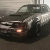 1985 Ford Mustang Hatchback Grey gt