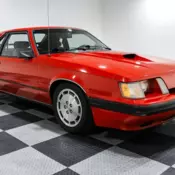 1985 Ford Mustang SVO 68782 Miles RED Coupe 2.3L 4 Cylinder 5 Speed