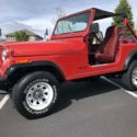 1985 JEEP CJ-7  GREAT LOOKING JEEP SEBRING RED 1 OWNER READY FOR SUMMER FUN!!