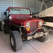 1985 Jeep CJ Red CJ7