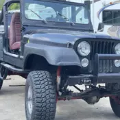 1985 Jeep CJ SUV Black CJ7