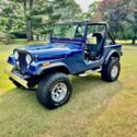 1985 Jeep CJ SUV Blue 4WD Manual CJ7