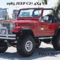 1985 JEEP CJ7 4X4 FULLY RESTORED V8 TONS OF EXTRAS LIFTED NEW RUST