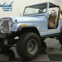 1985 Jeep CJ7 Laredo 104761 Miles Ice Blue Jeep 4.2L Inline 6 4 Speed Manual