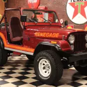 1985 Jeep CJ7 Renegade EFI, AC, Garnet
