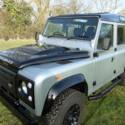 1985 Land Rover Defender 110 V8  County Station Wagon 2016 Idus Silver