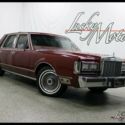 1985 Lincoln Town Car  34198 Miles Maroon Sedan 5.0L 8-Cyl Engine Automatic