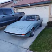 1985 Mazda RX-7 Coupe Blue 12A