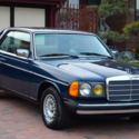 1985 Mercedes 300CD turbo diesel coupe gorgeous blue with tan interior
