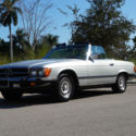 1985 mercedes 380sl 1 owner fl car super clean service record sticker price mint