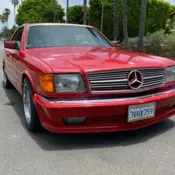 1985 Mercedes 500 sec AMG  original Californian  car !