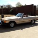 1985 Mercedes-Benz 380 SL Convertible with rare &#034;backseat&#034;  and back seat belts