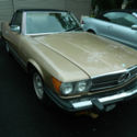 1985 Mercedes Benz 380SL, 3.8L OHC V8, 4 Speed Automatic Transmission. Both Tops