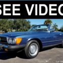 1985 Mercedes-Benz 380SL Roadster Florida Convertible,Soft Top,Hard Top,SEEVIDEO